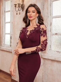 Yisikado with 3d floral long sleeves-SST2112