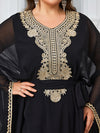 Yisikado Plus Size Women'S Evening Party Dress With Embroidery Lace And Long Sleeves-FGL20135